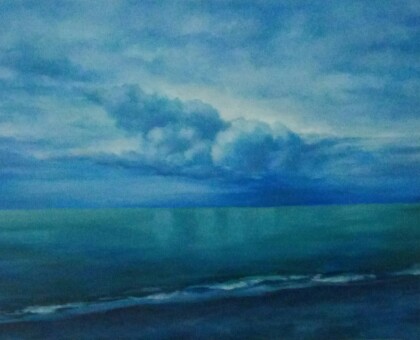 Облака над морем