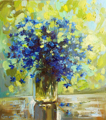 Букетик васильков