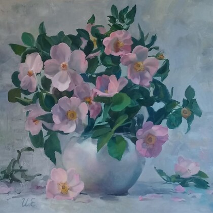 Розовое утро