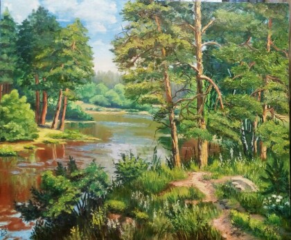 Летний пейзаж.