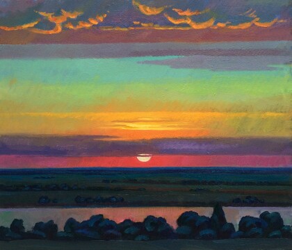 Закат на Оке