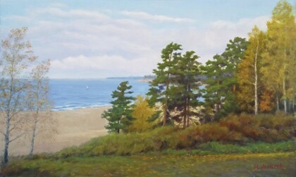 Ветреный день на Обском море