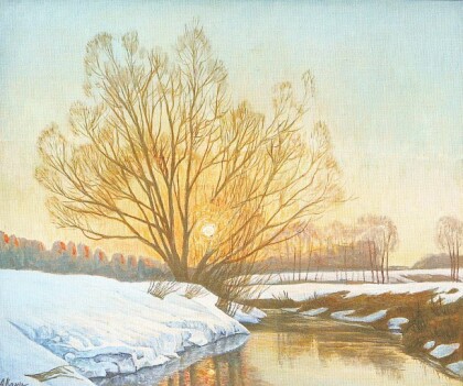 солнце садиться под нижним череком