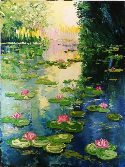 Озеро с кувшинками