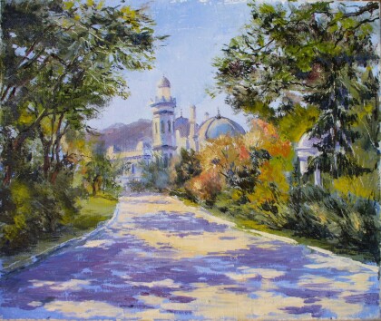 Феодосия. Дача Стамболи. Раннее осеннее утро