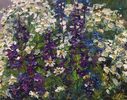 Пестрая клумба