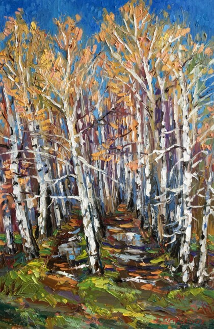 Весенние березы