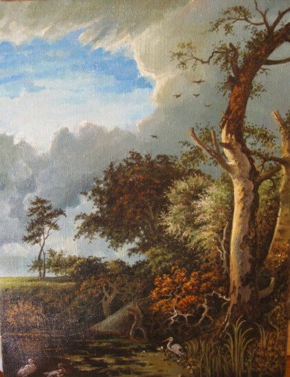 Возле пруда