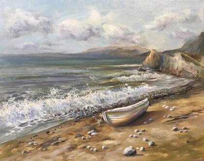 Одинокая лодка