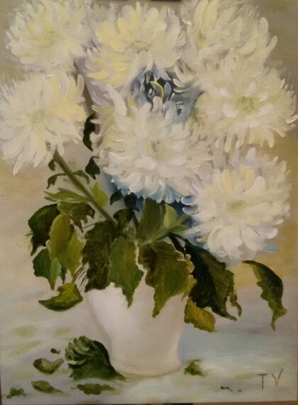 Хризантемы матери