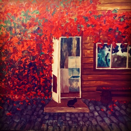 Красный виноград