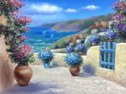 "Средиземноморский пейзаж"