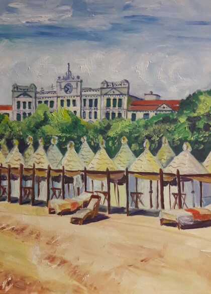 Одинокий гранд отель острова Лидо.