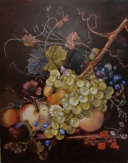 Копия Ян ван Хейсум Натюрморт с персиками