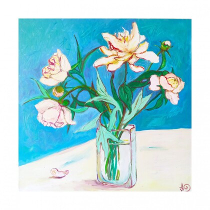 "Пионы в стиле модерн"