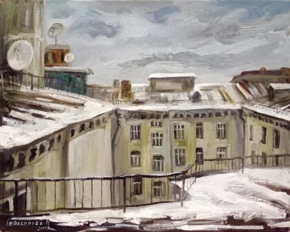 Московские крыши. Сретенский бульвар.