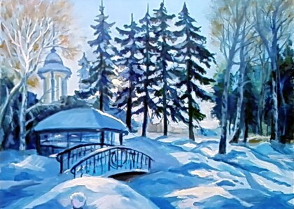 Зимний мостик