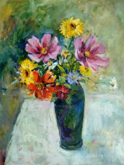 последние цветы