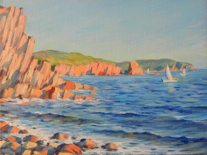 Вечер. Остров Попова