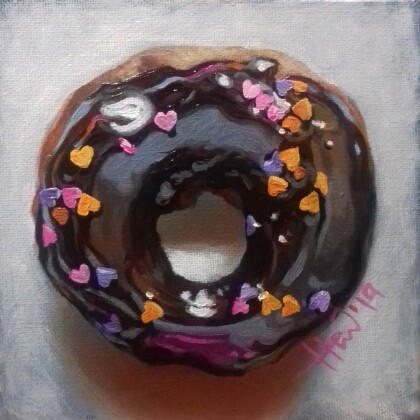 Пончик с глазурью