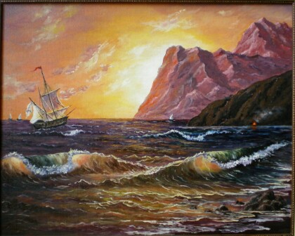 "Медовый закат."