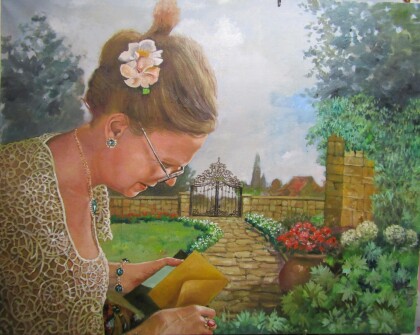 жена какого то художника