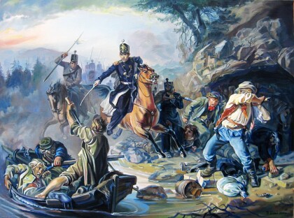 Сты́чка с финля́ндскими контрабанди́стами