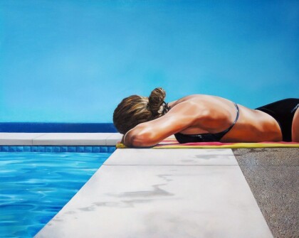 "Девушка у бассейна"