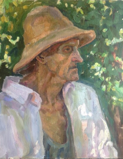 Портрет старика в шляпе