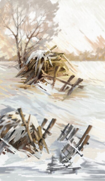 В конце зимы.