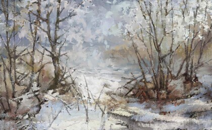 Туман на реке.