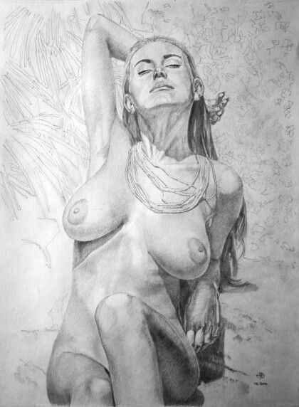 Натурщица 036