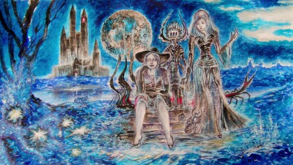 Лунная ночь.