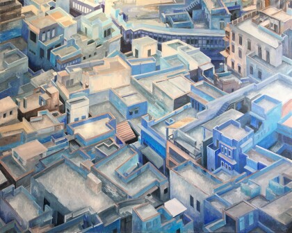 Архитектура № 032, лазурный город