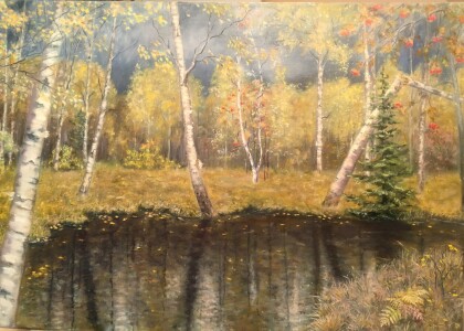 Осень. Лесная речка