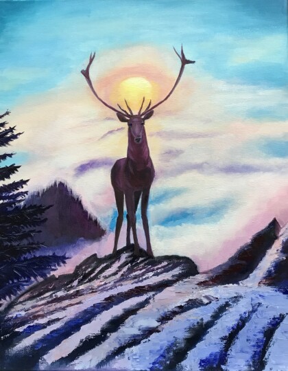 Утро в горах