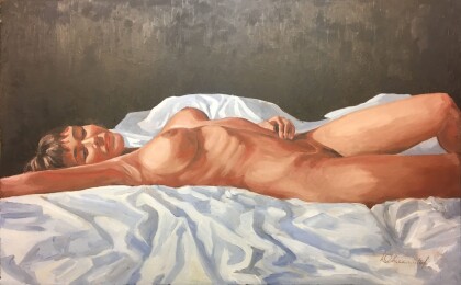 Натурщица 045