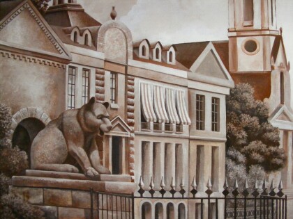 Роспись в бизнес-центре "Берн" (фрагмент)