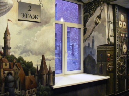 Роспись в бизнес-центре