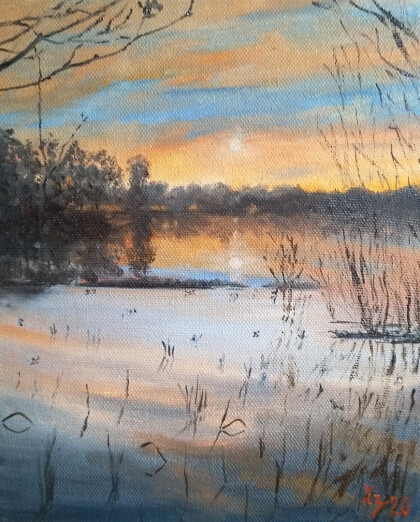 Пейзаж с рекой