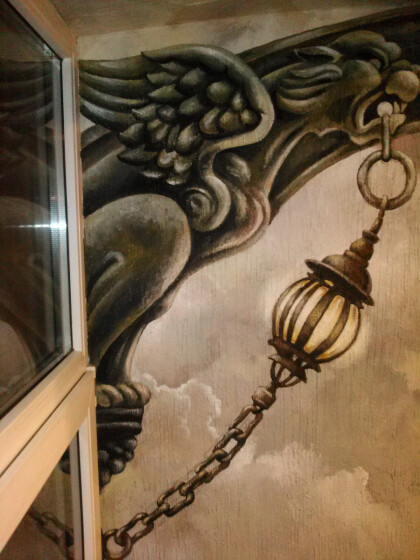 Роспись в бизнес-центре