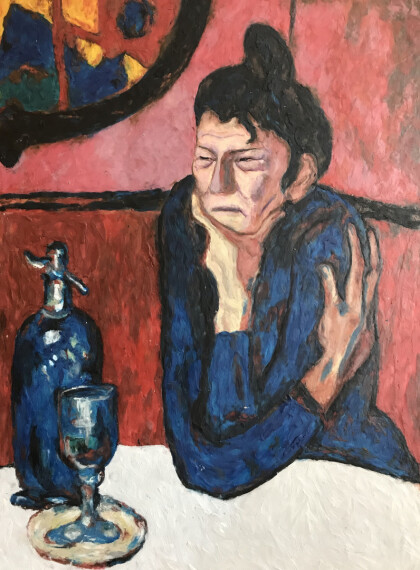 Любительница абсента (авт. П.Пикассо)