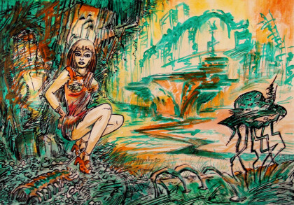 Авианосец в пустыне.