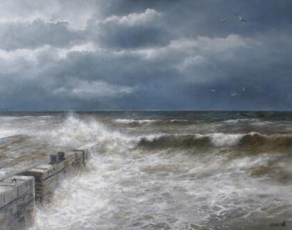 Море штормит