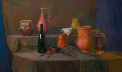 Натюрморт с кувшинами