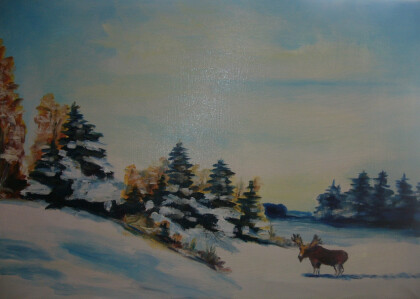 На опушке леса