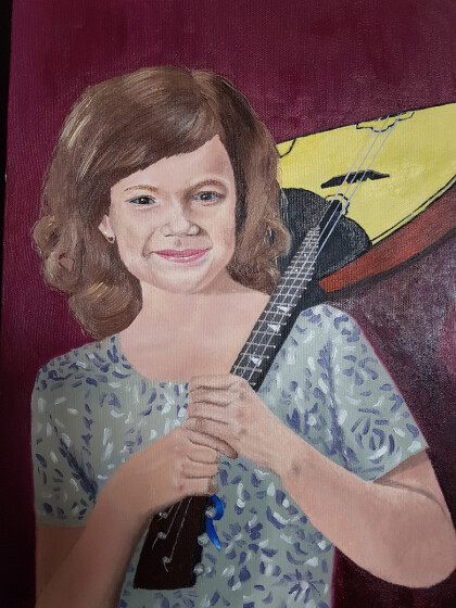 Маленькая балалаечница Настя Тюрина