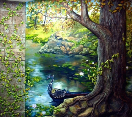 пейзаж с ладьей