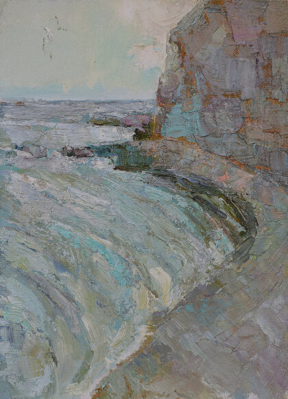 Тарханкут. Серебристый день