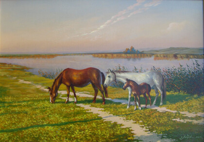 Вечер на реке